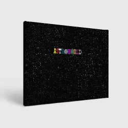 Холст прямоугольный Travis Scott Трэвис Скотт