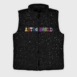 Мужской жилет утепленный 3D Travis Scott Трэвис Скотт
