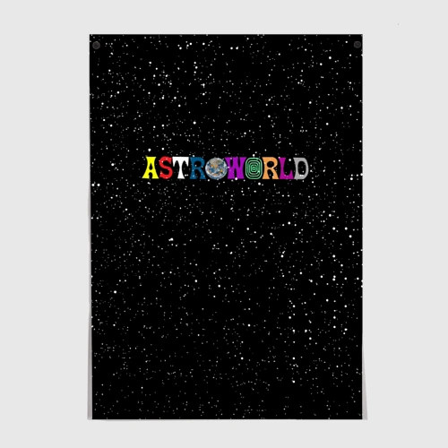 Постер Travis Scott Трэвис Скотт