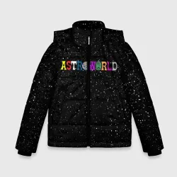 Зимняя куртка для мальчиков 3D Travis Scott Трэвис Скотт