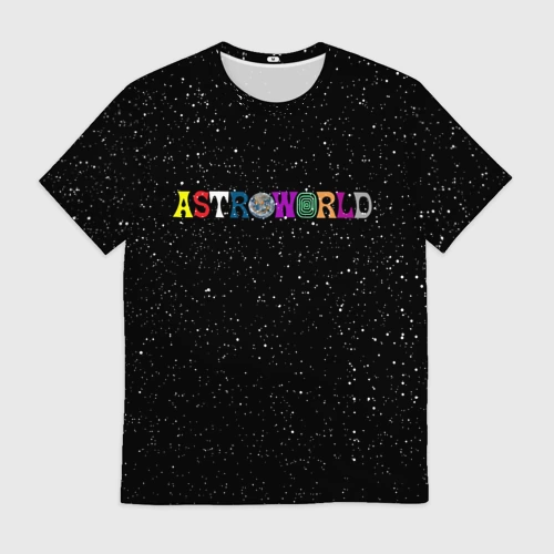 Мужская футболка 3D Travis Scott Трэвис Скотт