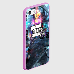 Чехол для iPhone 5/5S матовый GTA 6 - фото 2
