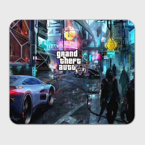 Прямоугольный коврик для мышки GTA 6
