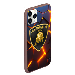 Чехол для iPhone 11 Pro Max матовый Lamborghini Ламборгини - фото 2