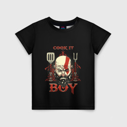Детская футболка 3D God of War. Cook it Boy
