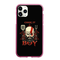 Чехол для iPhone 11 Pro Max матовый God of War. Cook it Boy
