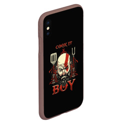 Чехол для iPhone XS Max матовый God of War. Cook it Boy - фото 2