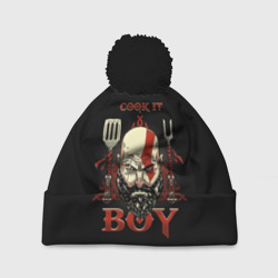 Шапка 3D c помпоном God of War. Cook it Boy