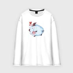 Женский лонгслив oversize хлопок League of Legends. Poro