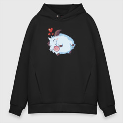 Мужское худи Oversize хлопок League of Legends. Poro