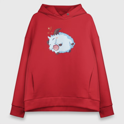 Женское худи Oversize хлопок League of Legends. Poro