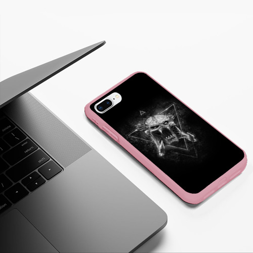 Чехол для iPhone 7Plus/8 Plus матовый Predator, цвет баблгам - фото 5