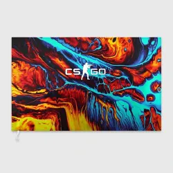 Флаг 3D CS GO stripes flame КС Го пламя