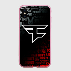 Чехол для iPhone XS Max матовый FaZe clan