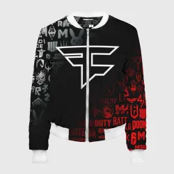 Женский бомбер 3D FaZe clan