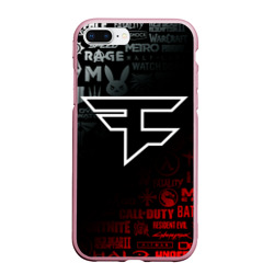 Чехол для iPhone 7Plus/8 Plus матовый FaZe clan