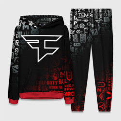 Женский костюм с толстовкой 3D FaZe clan