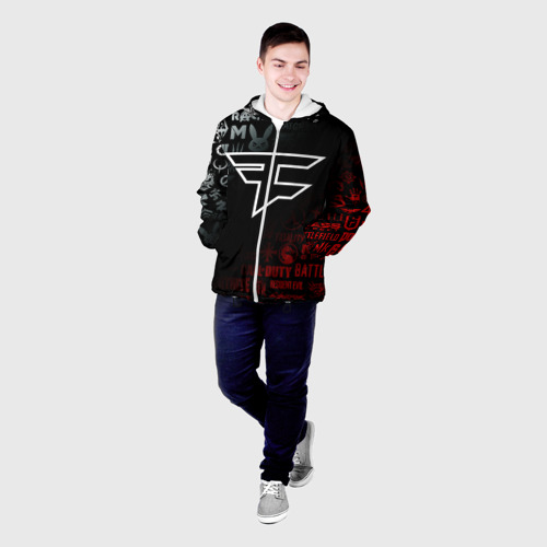 Мужская куртка 3D FaZe clan, цвет 3D печать - фото 3