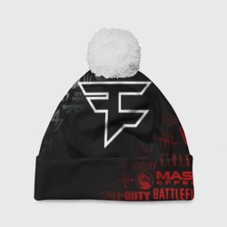Шапка 3D c помпоном FaZe clan