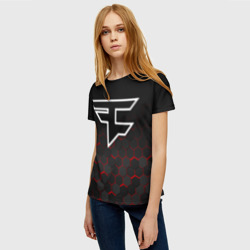 Женская футболка 3D FaZe clan - фото 2