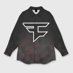 Мужская рубашка oversize 3D FaZe clan