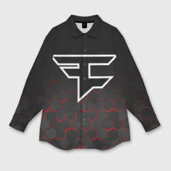 Женская рубашка oversize 3D FaZe clan