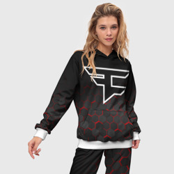 Женский костюм с толстовкой 3D FaZe clan - фото 2