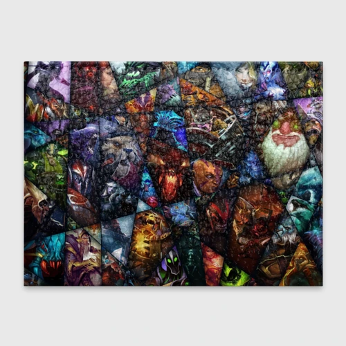 Обложка для студенческого билета Герои Dota 2