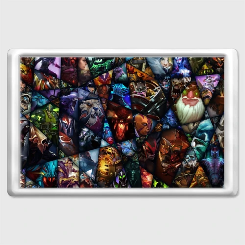 Магнит 45*70 Герои Dota 2