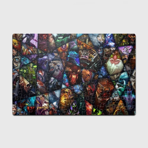 Головоломка Пазл магнитный 126 элементов Герои Dota 2