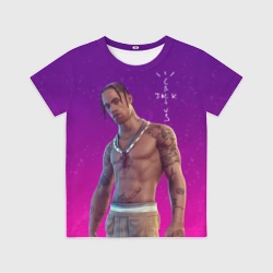 Детская футболка 3D Fortnite Travis Scott