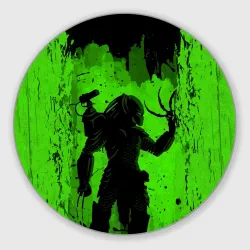 Круглый коврик для мышки Predator