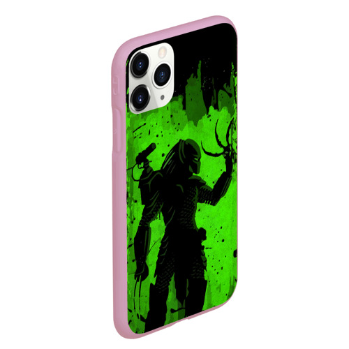 Чехол для iPhone 11 Pro Max матовый Predator, цвет розовый - фото 3