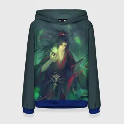 Женская толстовка 3D Вэй Усянь - Мастер тёмного пути