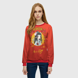 Женский свитшот 3D Чиби Лань Чжань и Вэй Ин - Мастер тёмного пути - фото 2