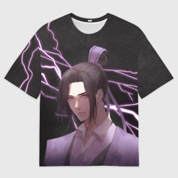 Женская футболка oversize 3D Ваньинь - Мастер тёмного пути