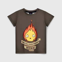 Детская футболка 3D Burn emotion
