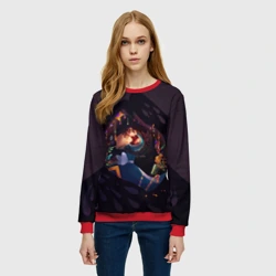 Женский свитшот 3D Софи и Хаул - фото 2