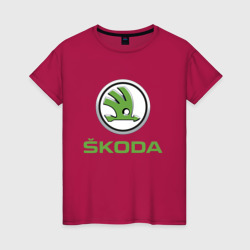 Женская футболка хлопок Skoda