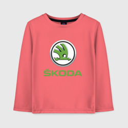 Детский лонгслив хлопок Skoda