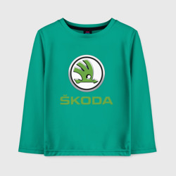 Детский лонгслив хлопок Skoda