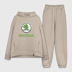 Женский костюм хлопок Oversize Skoda