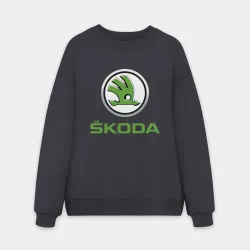 Мужской свитшот oversize без начеса хлопок Skoda