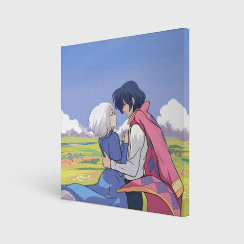 Холст квадратный Ходячий замок Howl