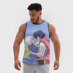 Мужская спортивная майка 3D Ходячий замок Howl - фото 2