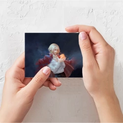 Поздравительная открытка Хаул и Кальцифер - фото 2