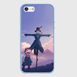 Чехол для iPhone 5/5S матовый Маркл и Пугало-Репка