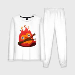 Женская пижама с лонгсливом хлопок Calcifer