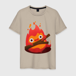 Мужская футболка хлопок Calcifer