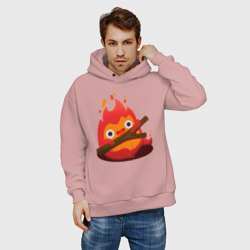 Мужское худи Oversize хлопок Calcifer - фото 2